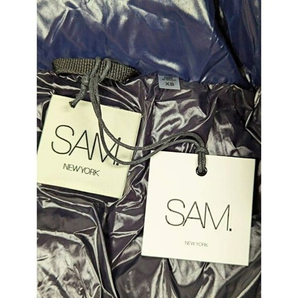 SAM. Women's Dark Marine Freestyle Puffer Down Jacket Size XS (MSRP $395) - Picture 5 of 11